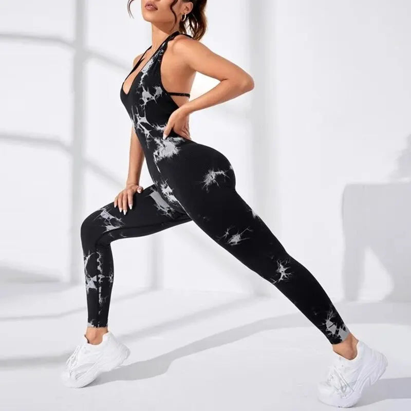 Sexy  Casual Fitness Sporty Playsuit All In One Jumpsuit
