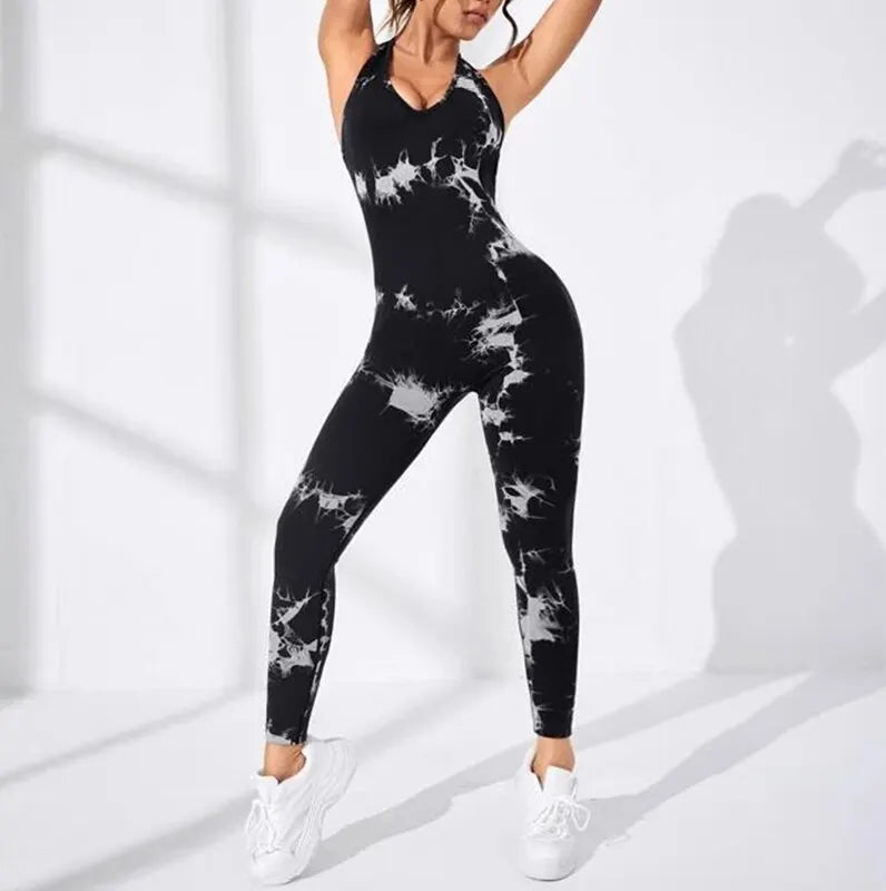 Sexy  Casual Fitness Sporty Playsuit All In One Jumpsuit